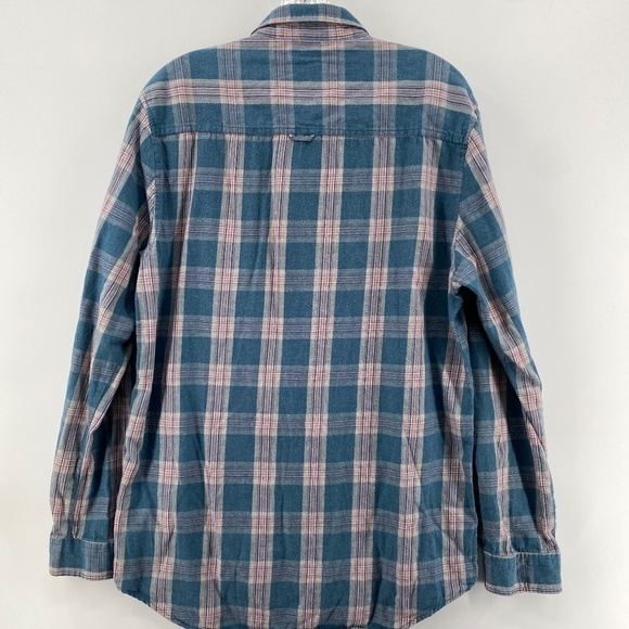Brunswick Garments Shirt Men's L Clint Shadow Plaid Front Button Classic Wear - Picture 8 of 12